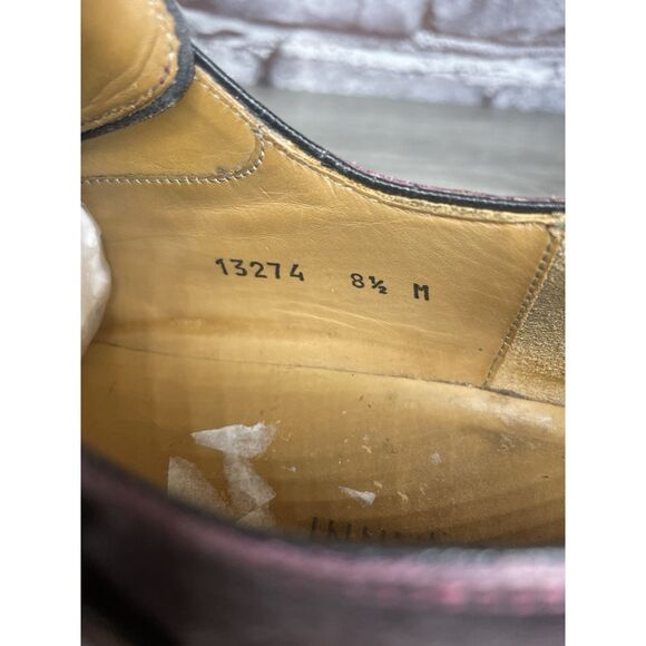 Magnanni Dark Cordovan Monk Strap Classic Dress Shoes Men Sz 8.5M US/42EU Spain - Picture 15 of 16